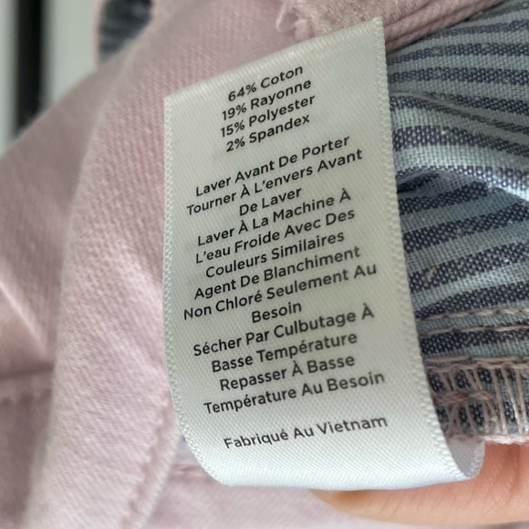 [6] Talbots Flawless High-Rise Jegging in Baby Ballet Pink Soft Comfortable Jean - Picture 8 of 8